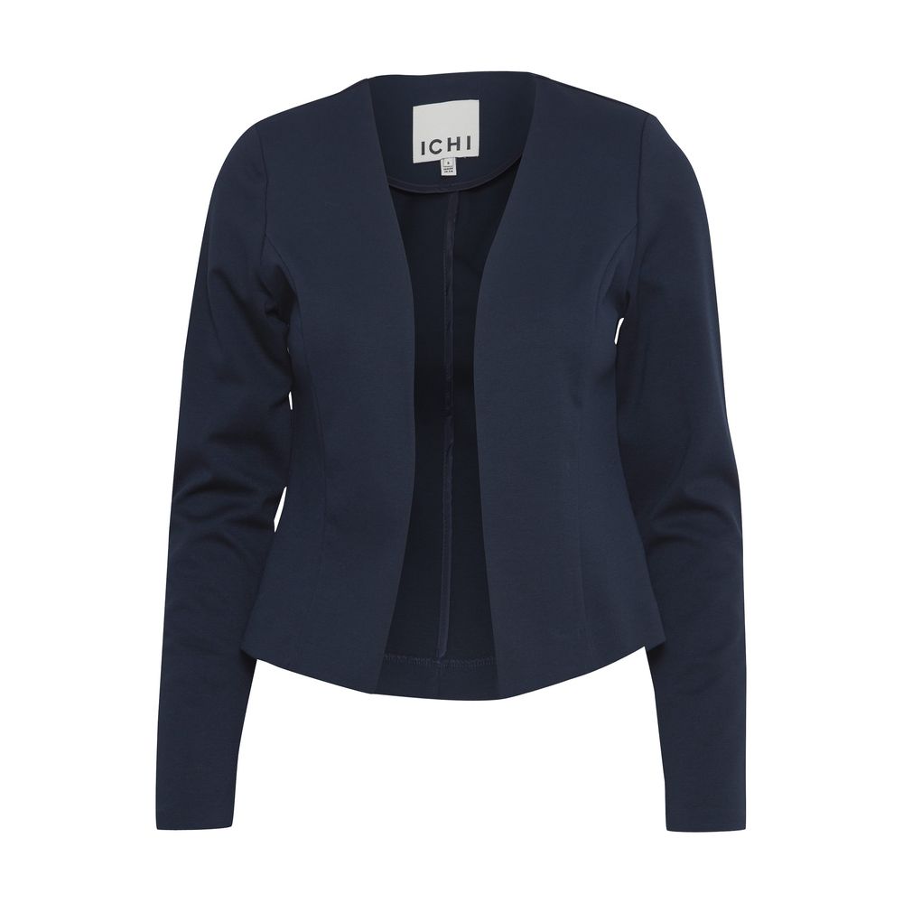 ICHI Blue Polyester Blazer