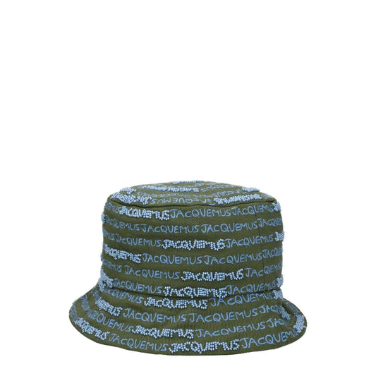 Jacquemus Green Cotton Bucket Hat