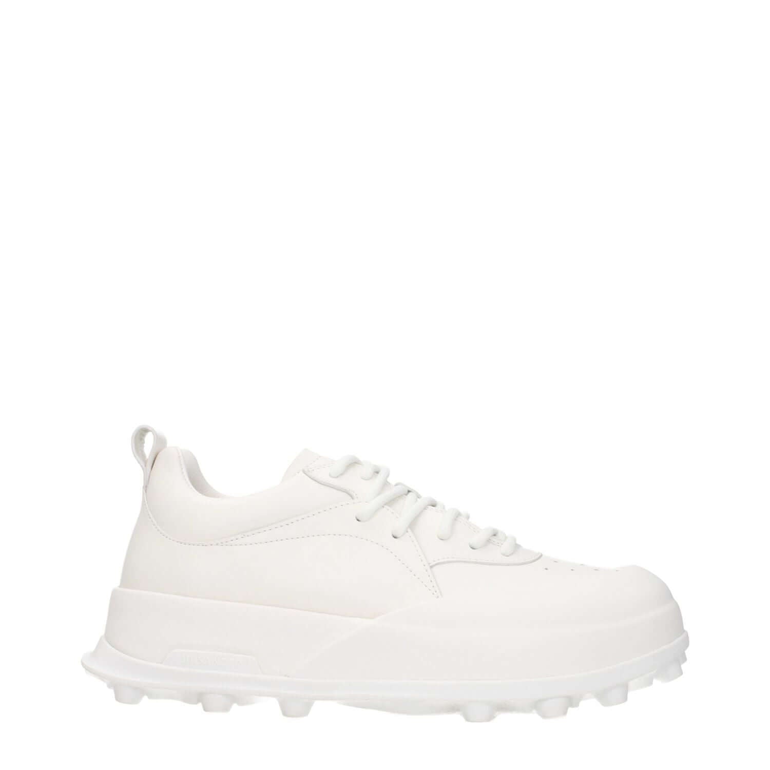 Jil Sander White Leather Sneakers