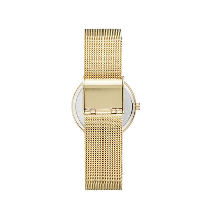 Juicy Couture Gold Stainless Steel Dress Watch