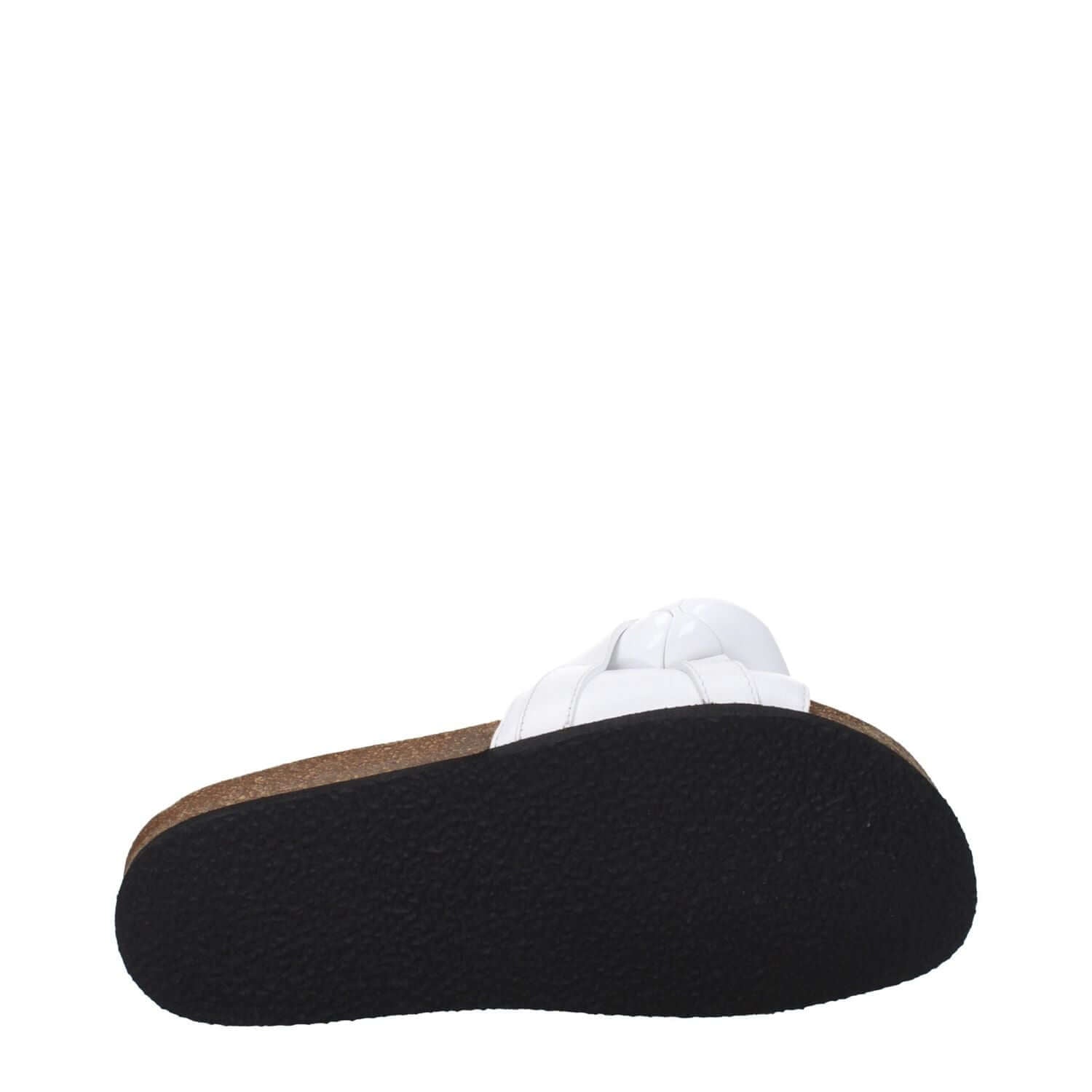 Jw Anderson White Leather Slippers