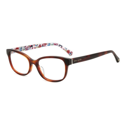 KATE SPADE MOD. VIOLETTE acetate eyeglasses for ladies with floral inner temples, stylish eyewear.