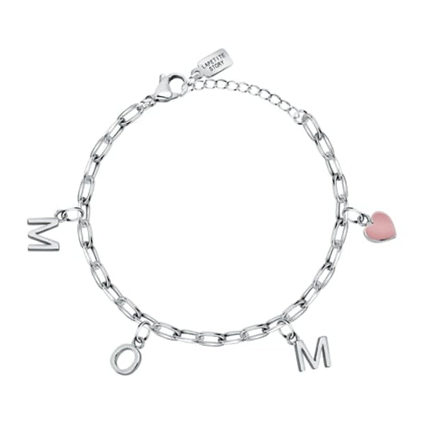 LA PETITE STORY JEWELRY Mod. LPS05ASF56 bracelet with heart and letter charms
