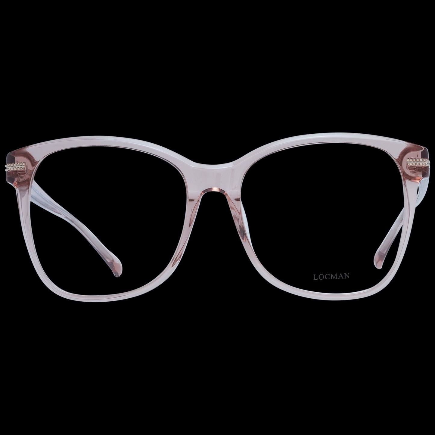 LOCMAN MOD. LOCV018 57ROS eyewear for women, elegant frameless glasses design, stylish accessory.