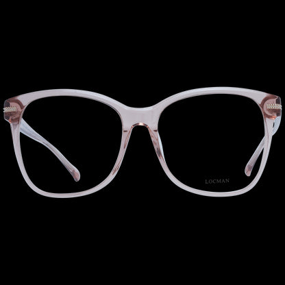 LOCMAN MOD. LOCV018 57ROS eyewear for women, elegant frameless glasses design, stylish accessory.