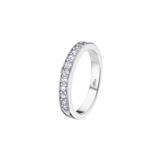 Elegant silver ring from LOTUS JEWELS JEWELRY Mod. LP3445-3/114 collection, adorned with sparkling stones, perfect for special occasions.