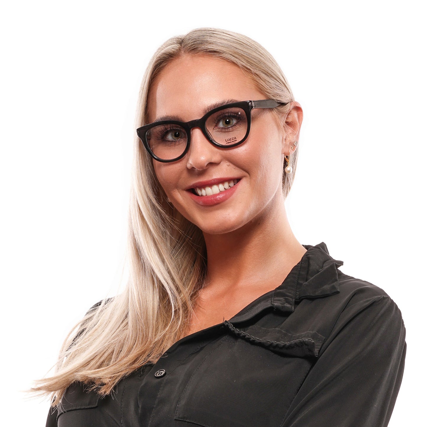 LOZZA MOD. VL4124 47BLKY SUNGLASSES & EYEWEAR