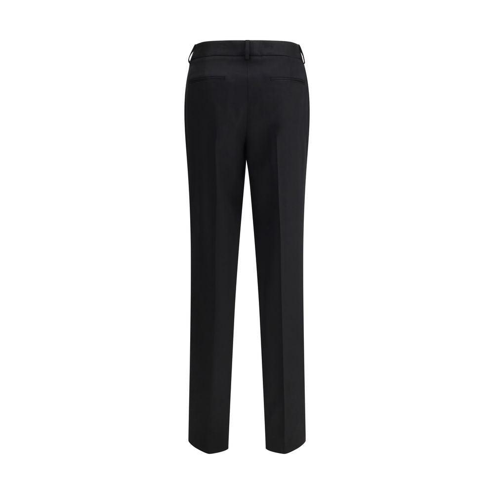Lardini Black Wool Dress Pants