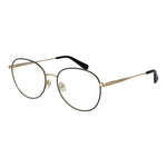 Longchamp Black Women Glasses Frame, black metal full-rim butterfly style with demo lenses, size 54-16-140, includes branded case.