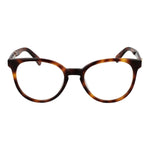 Longchamp Brown Women Glasses Frame in acetate, butterfly style with full-rim, 53mm lenses, and spring hinge for comfort.