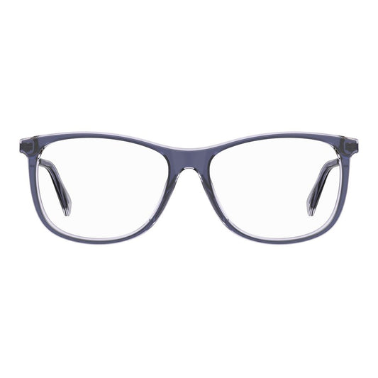 Love Moschino Purple Acetate Frames featuring a violilac color and dimensions of 55/15/140 mm. Ideal for stylish women.