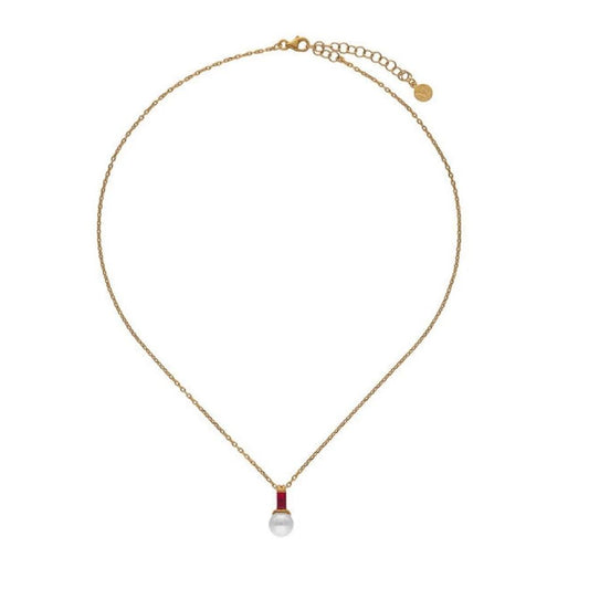 Elegant necklace featuring a pearl pendant, showcasing the MAJORICA JEWELRY Mod. 17267.01.1.N42.530.1 design.