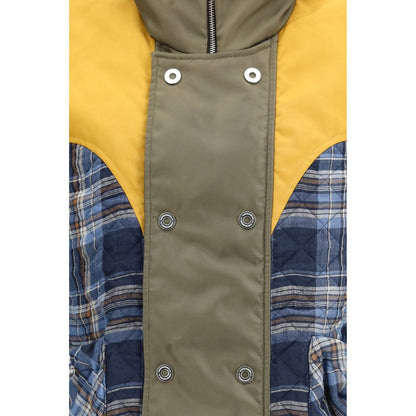 MARBELL Blue Polyamide Sleveless Jacket