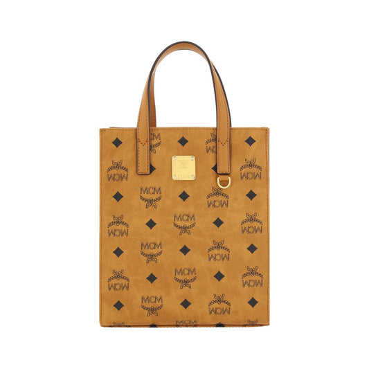 MCM Brown Cotton Handbag