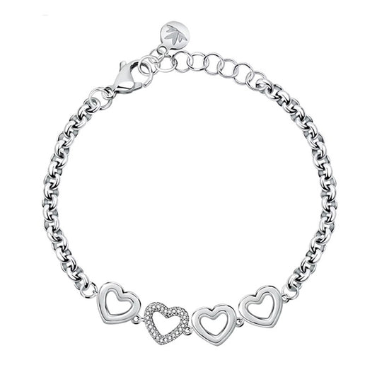MORELLATO MOD. SAVO27 ladies silver bracelet with heart design