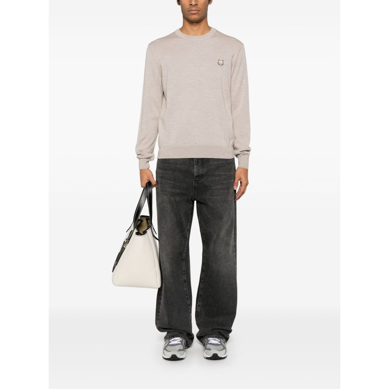 Maison Kitsuné Maison Kitsune Fox motif sweater