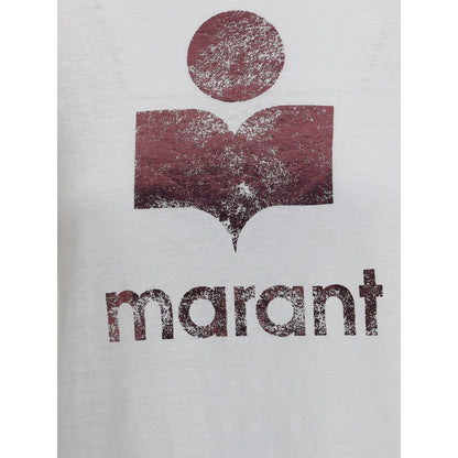 Marant Etoile White Linen T-Shirt