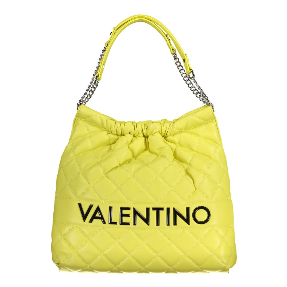Mario Valentino Yellow Polyethylene Handbag