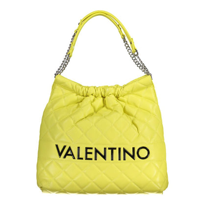 Mario Valentino Yellow Polyethylene Handbag