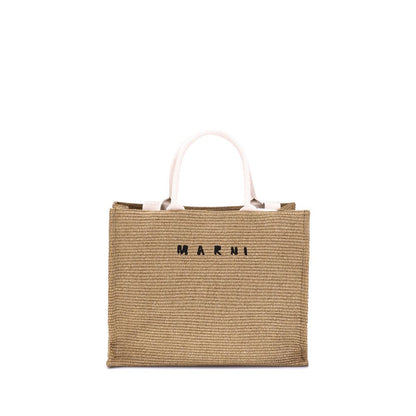 Marni Beige Polyamide Shoulder Bag