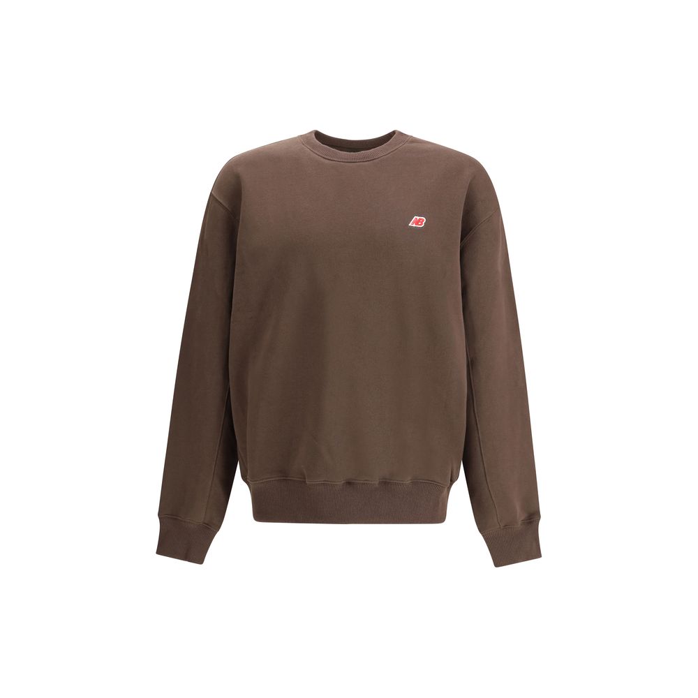 New Balance Brown Cotton Sweatshirt