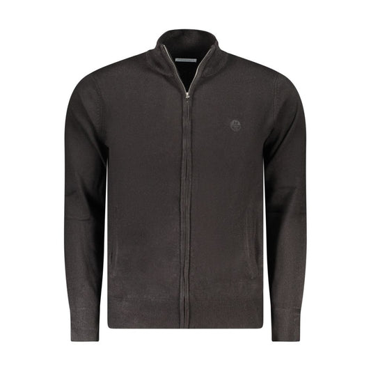 North Sails Black Acrylic Men's Cardigan