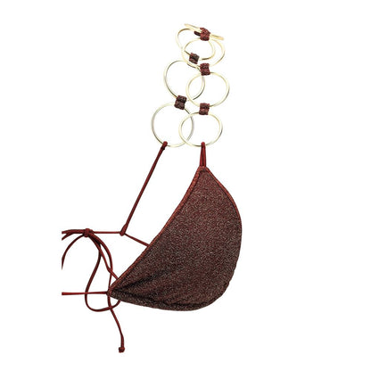 Oséree Brown Polyamide Bikini 1728,72470364320,Bikinis - Swimwear - Clothing,Brown,Clothing,M,New with tags,Oséree,S,Swimwear - Clothing,Women