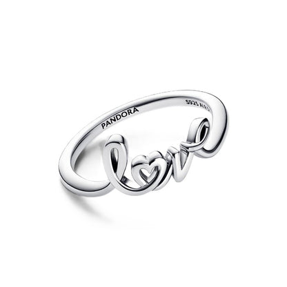 PANDORA JEWELRY Mod. HANDWRITTEN LOVE RING