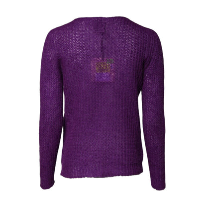 PINK MEMORIES Violet Knitted Long Sleeves Round Neck Sweater