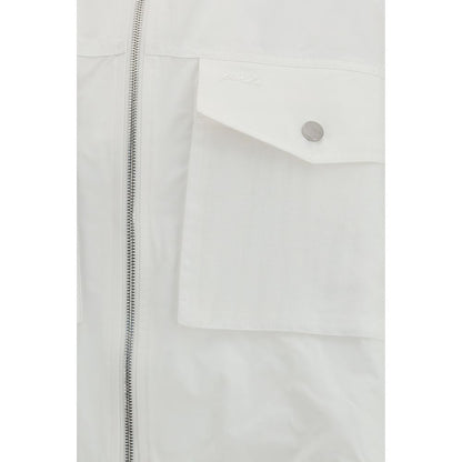 PINKO White Polyester Shell Jacket