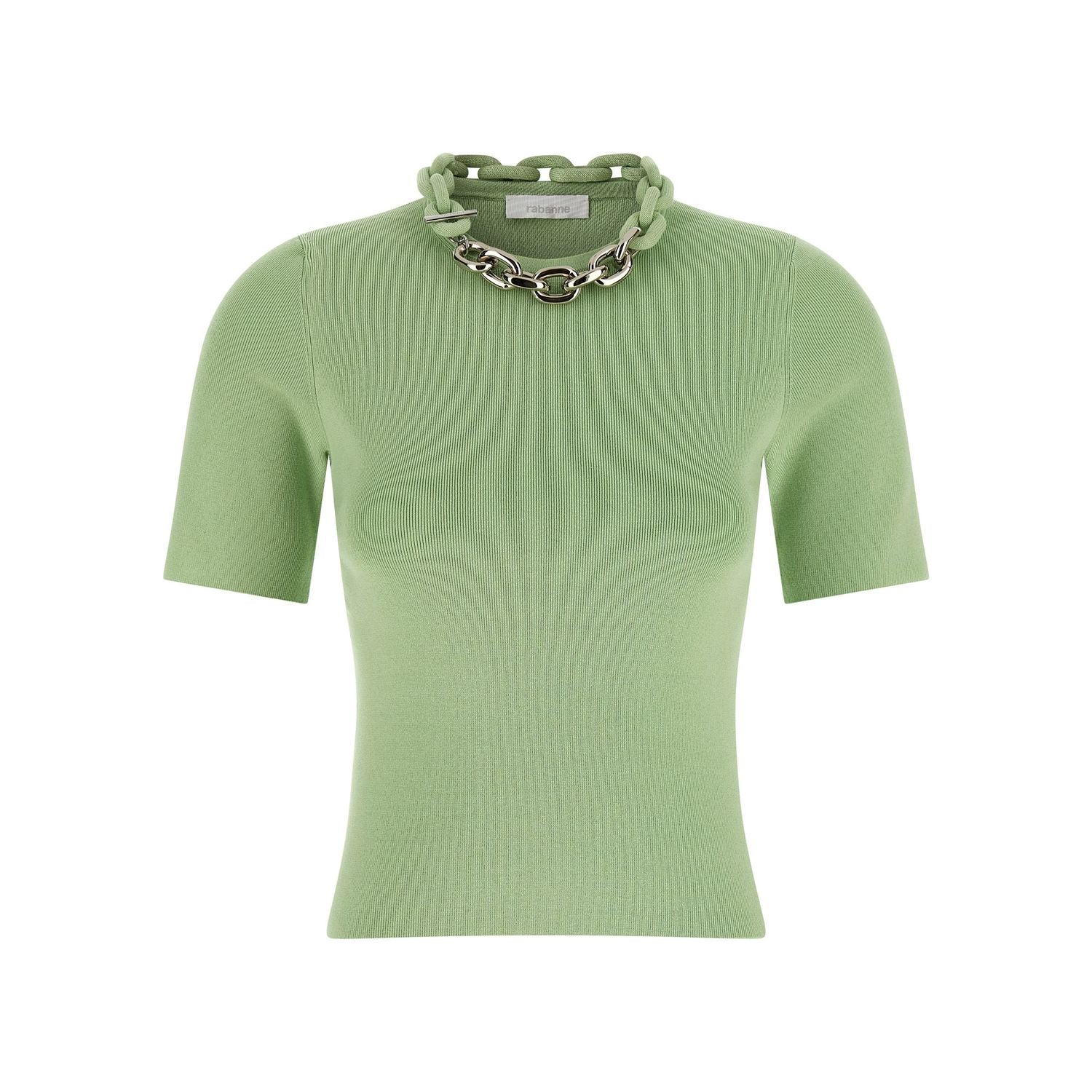 Paco Rabanne Bicolor Textile T-Shirt