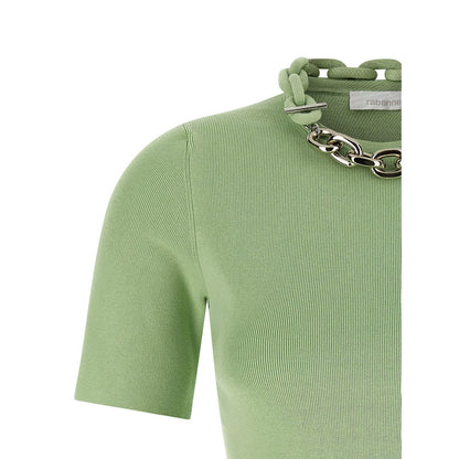 Paco Rabanne Bicolor Textile T-Shirt