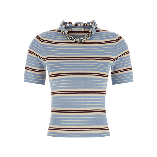 Paco Rabanne Blue Textile T-Shirt