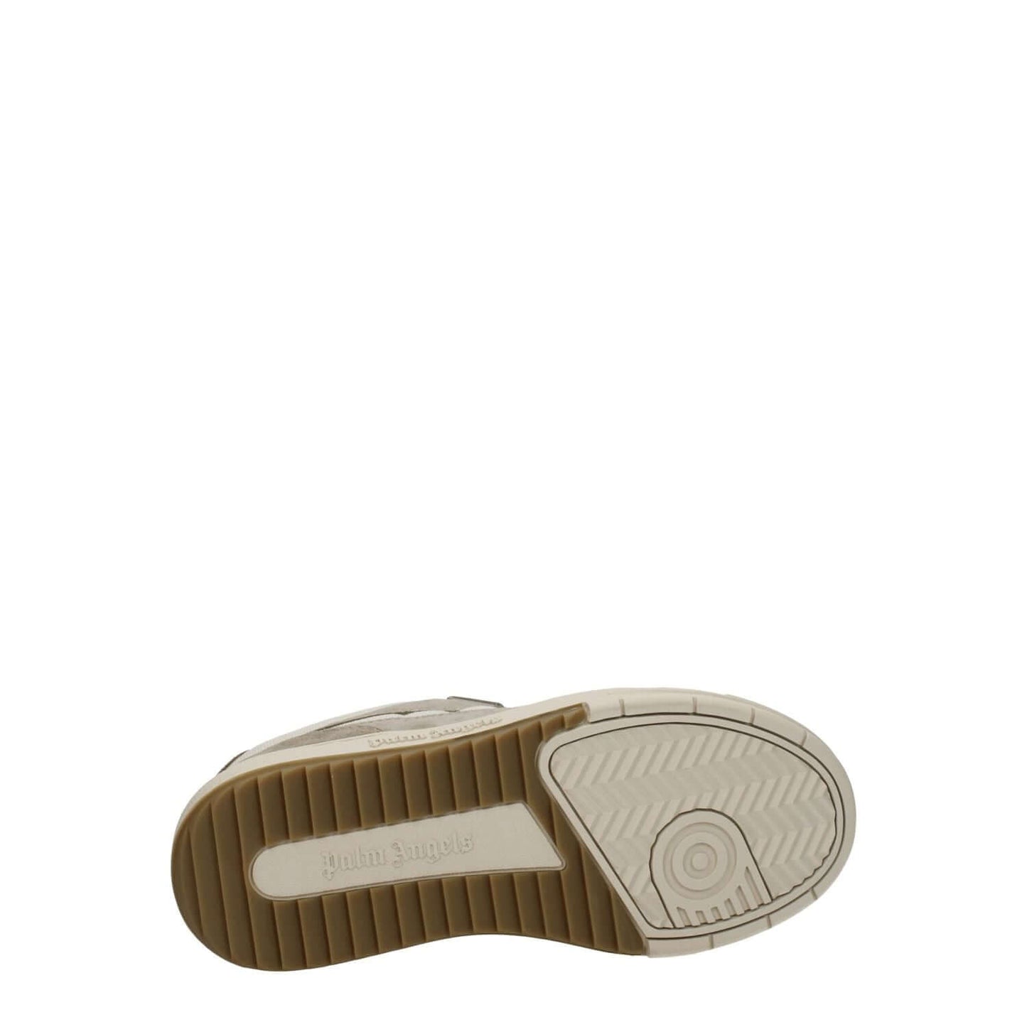 Palm Angels Beige Fabric Low Top Sneakers
