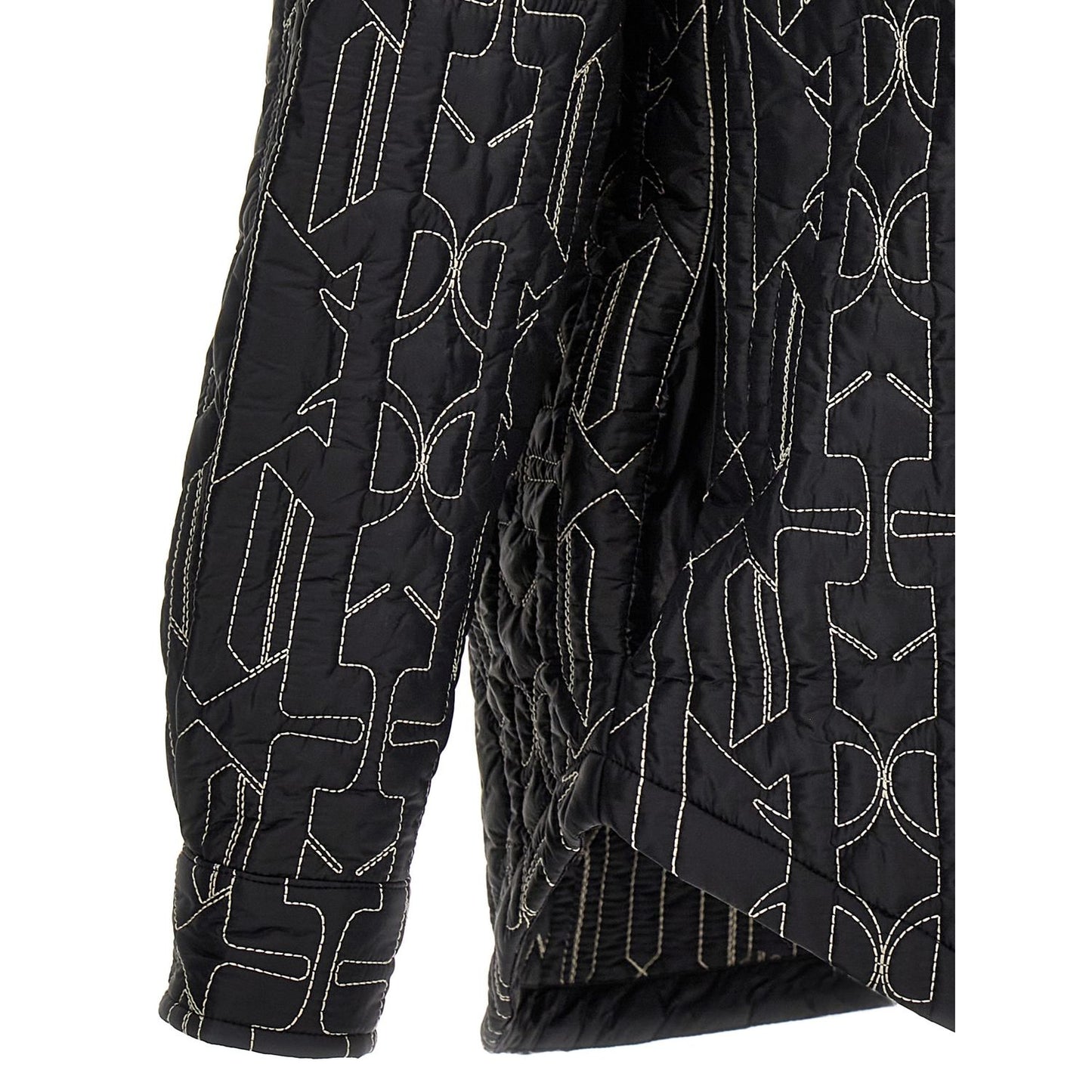 Palm Angels Gray Polyamide Shell Jacket