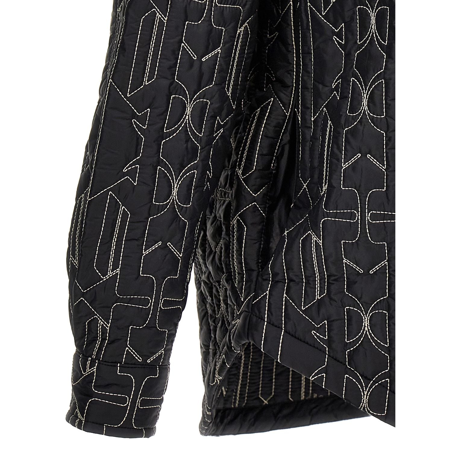 Palm Angels Gray Polyamide Shell Jacket