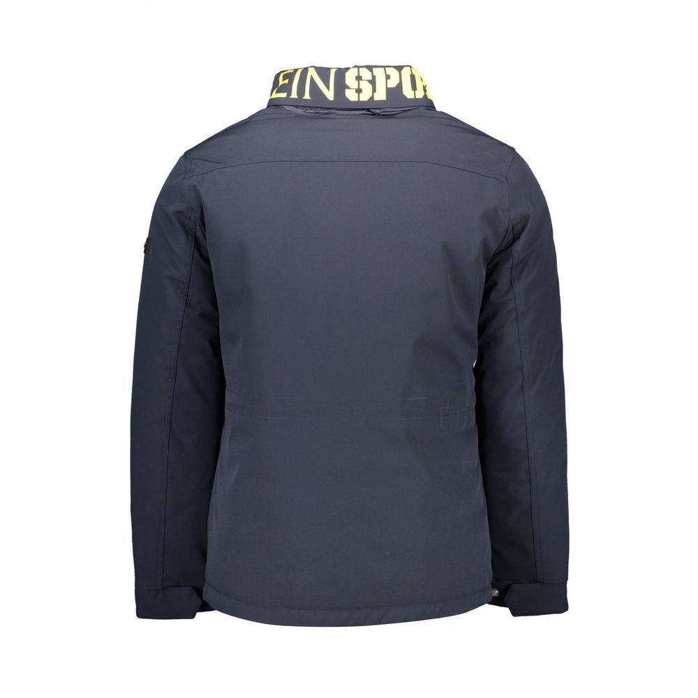 Plein Sport Blue Polyester Men's Jacket