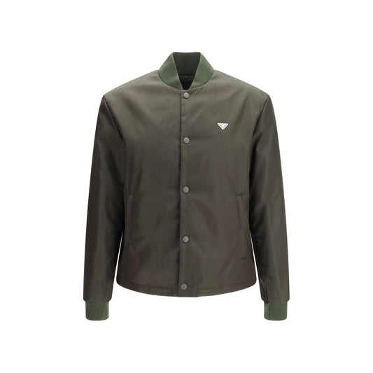 Prada Bicolor Nylon Bomber 1728,72470364320,Bicolor,Bombers - Jackets & Coats - Clothing,Clothing,IT48 | M,IT50 | L,IT52 | XL,IT54 | XXL,Jackets & Coats - Clothing,Men,New with tags,Prada