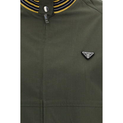 Prada Bicolor Polyester Bomber