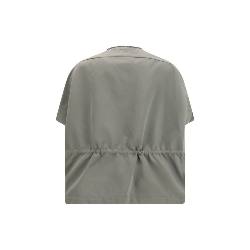 Rick Owens Bicolor Polyester Sleveless Jacket 1728,72470364320,Bicolor,Clothing,Jackets & Coats - Clothing,New with tags,One Size,Rick Owens,Sleveless Jacket - Jackets & Coats - Clothing,Women