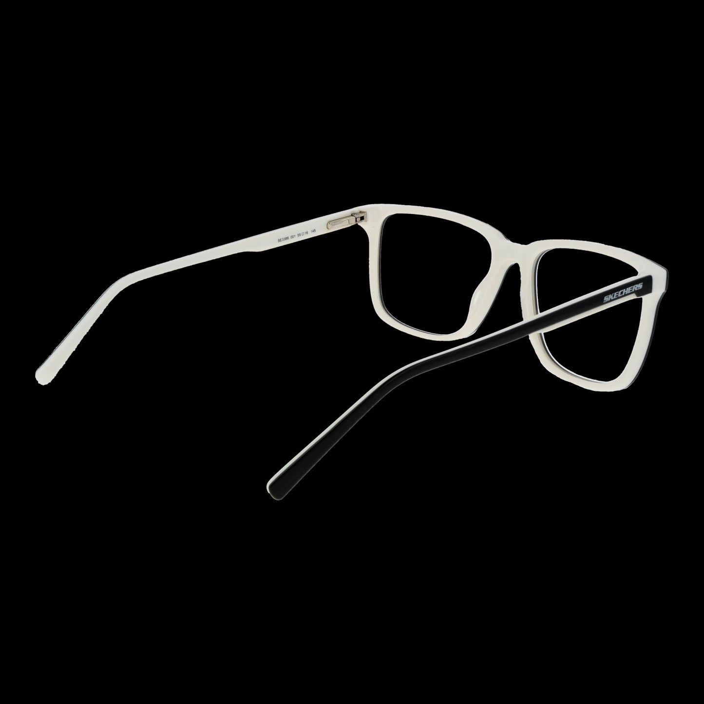 SKECHERS MOD. SE3386 55001 spectacles for gent in white on black background