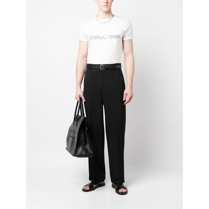 Saint Laurent Logo T-shirt Topwear