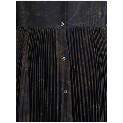 Sara Roka Multicolor Polyester Casual Dress