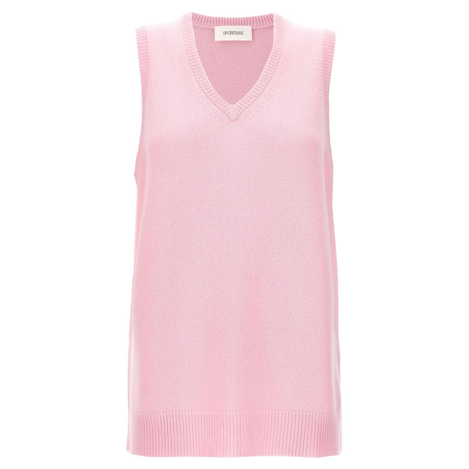Sportmax Multicolor Wool Sleeveless Jacket