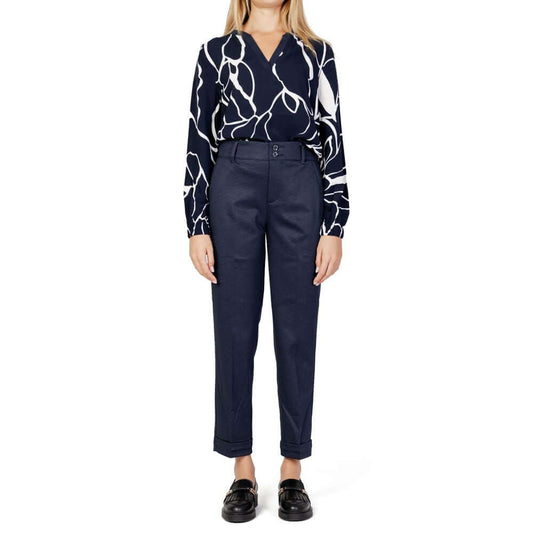 Street One Blue Viscose Pant