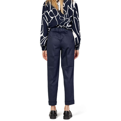 Street One Blue Viscose Pant