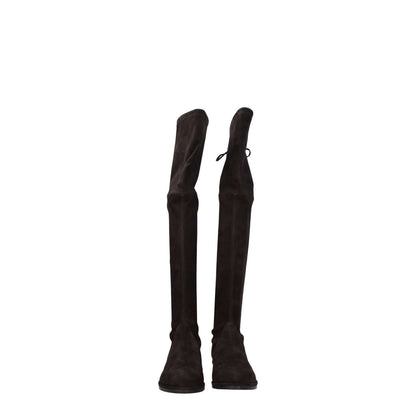Stuart Weitzman Brown Leather Over The Knee