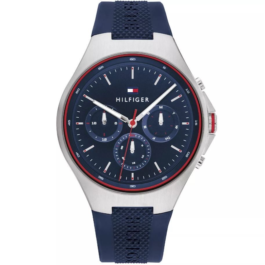 TOMMY HILFIGER Mod. 1792057 Ladies Quartz Analog Watch, 33mm case, Water Resistant 5 ATM, Mineral Dial, Blue Bracelet