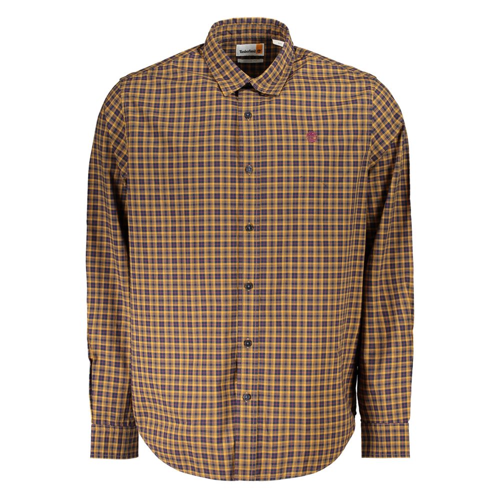Timberland Yellow Cotton Men Shirt