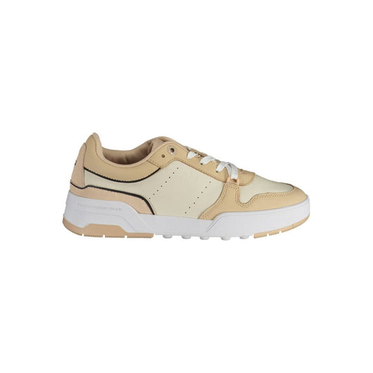 Tommy Hilfiger Beige Polyester Women Sneaker